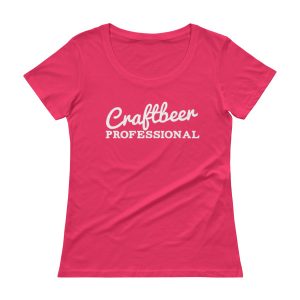 Ladies shirt that says "Craftbeer Professional"