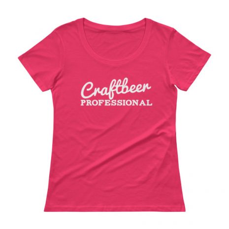 Ladies Professional Shirt - Brewhoppin Ladies shirt that says "Craftbeer Professional"